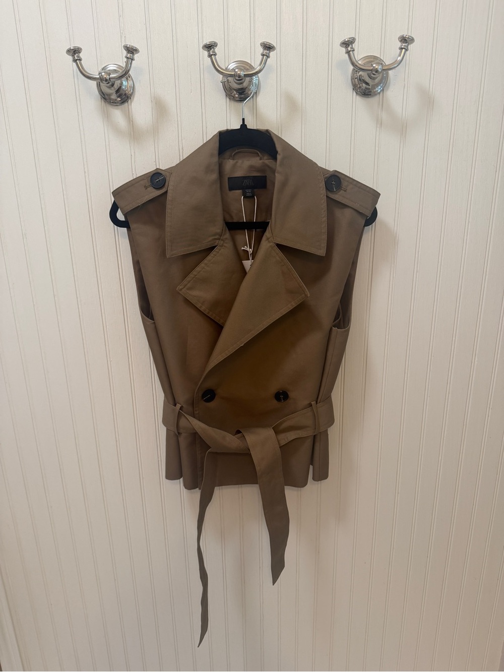NWT! Zara Trench Vest